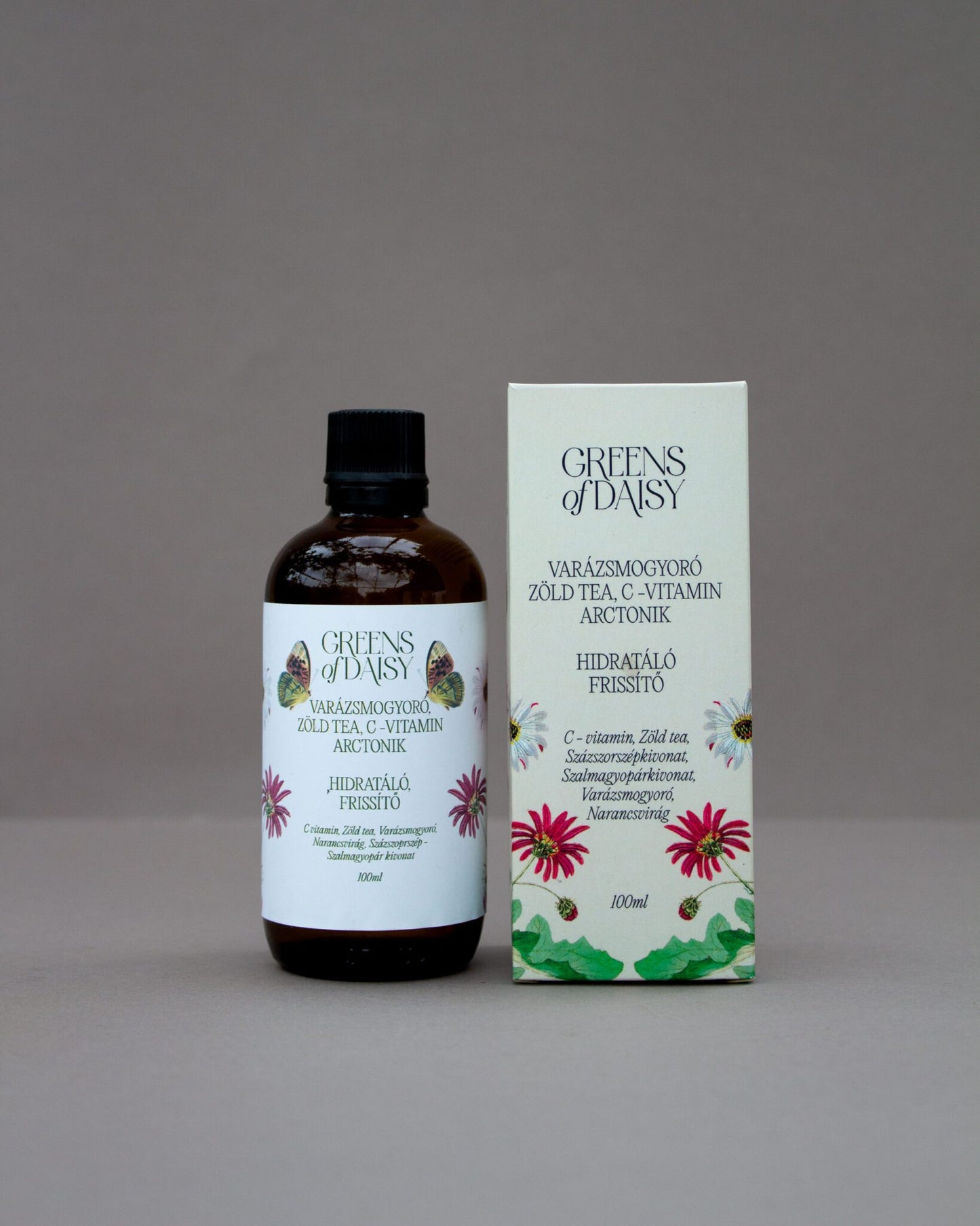 C - vitamin arctonik varázsmogyoróval, zöld teával - Greens Of Daisy