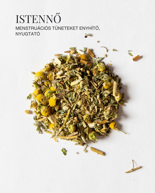 ISTENNŐ – Menstruációs szálas teakeverék – 50 g