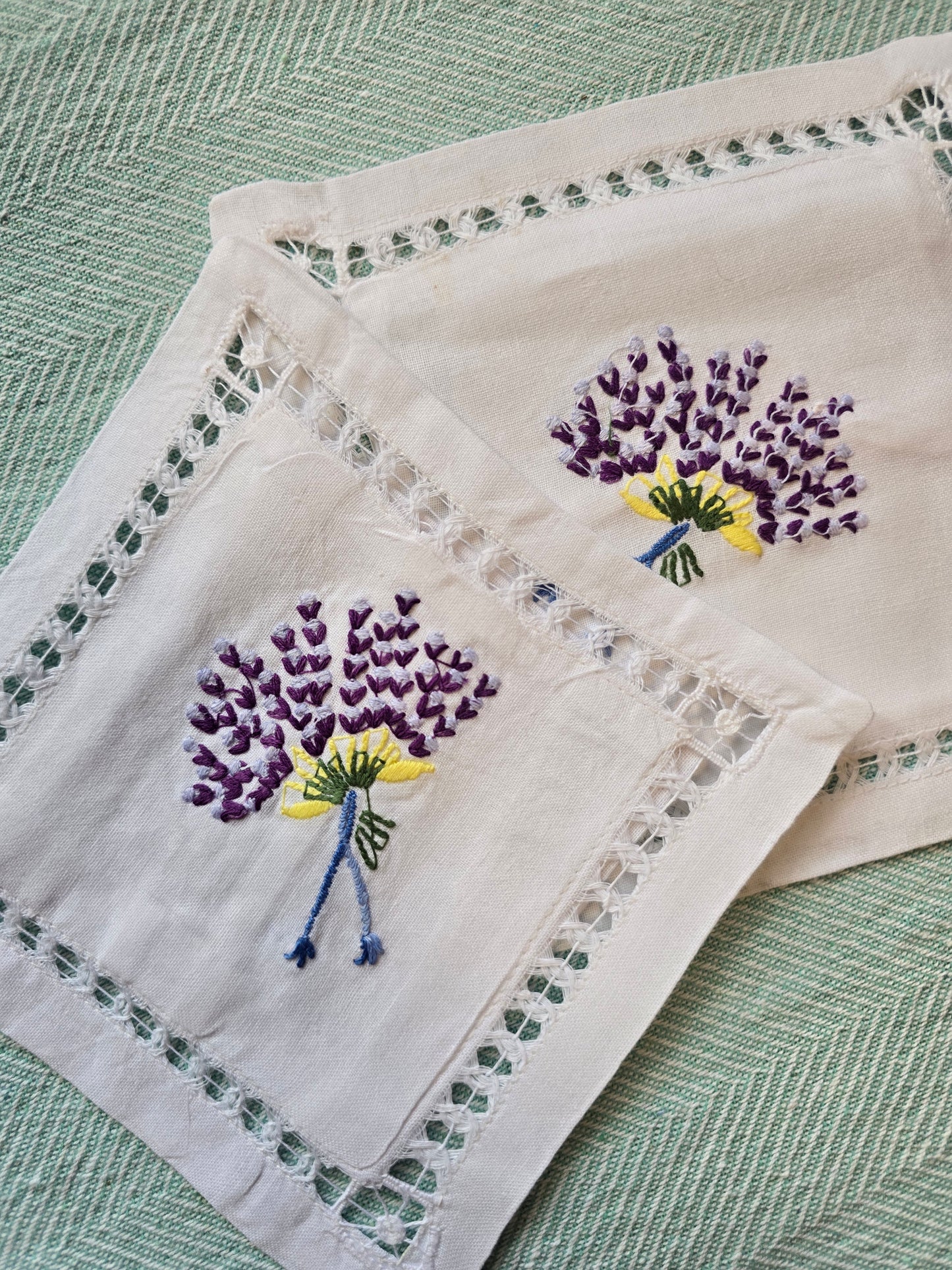 VIRÁGKERT - tölthető textil párnácska választható mintával 15 x 15 cm - Greens Of Daisy