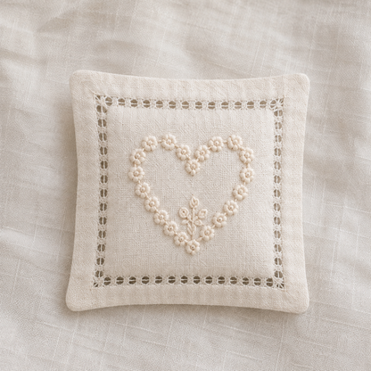 HERBÁRIUM - tölthető textil párnácska választható mintával 15 x 15 cm