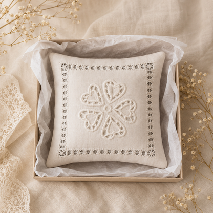 HERBÁRIUM - tölthető textil párnácska választható mintával 15 x 15 cm