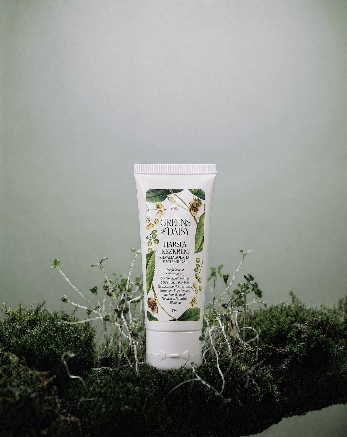 Hársfa kézkrém szilvamagolajjal, E - vitaminnal - Greens Of Daisy
